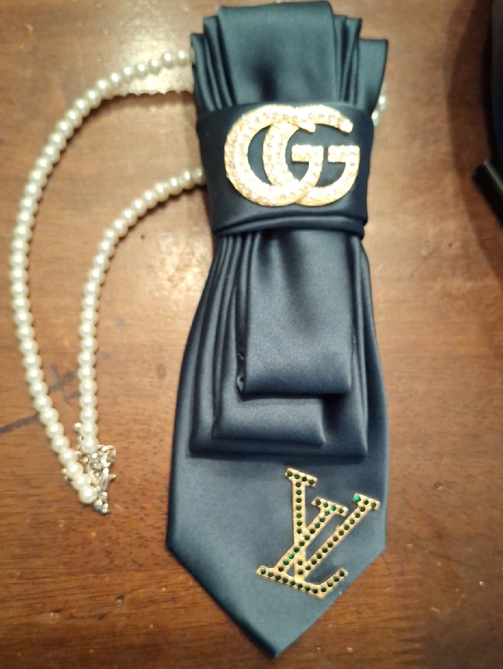 Bespoke Upcycled Necktie Necklace